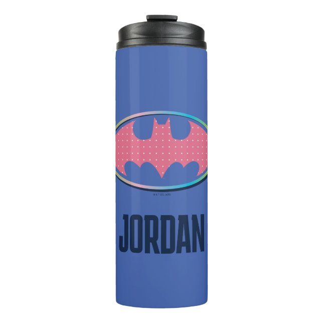 Bouteilles Isothermes Batman | Logo Pink Polka Dot (Devant)