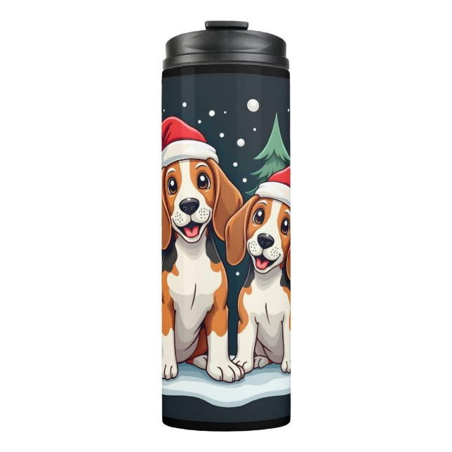 Bouteilles Isothermes Beagle Christmas Dog Owner Xmas Holiday Pajama Lon (Devant)