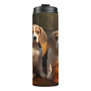 Bouteilles Isothermes Beagle Puppy Automne Citrouille de plaisir