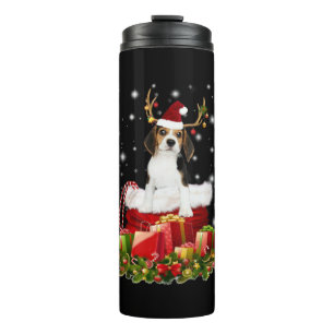 Bouteilles Isothermes Beagle Reindeer présent cadeau de Noël