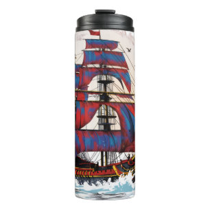 Bouteilles Isothermes Beau bateau DigitalArt
