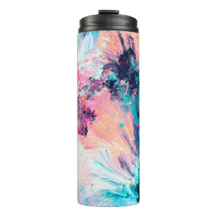 Bouteilles Isothermes Beau motif futuriste multicolore froid. Abst