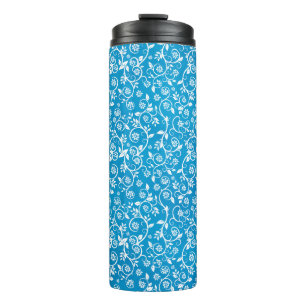 Bouteilles Isothermes Beau Motif géométrique bleu