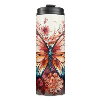 Bouteilles Isothermes Beau papillon Boho