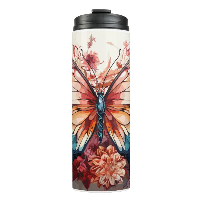 Bouteilles Isothermes Beau papillon Boho (Devant)