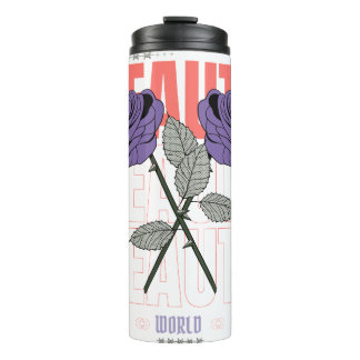 Bouteilles Isothermes Beauté World Shirt - Rose gothique Design esthétiq