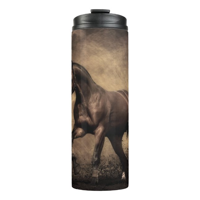 Bouteilles Isothermes Beautiful horse throw pillow (Devant)