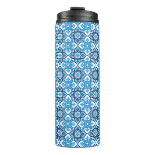 Bouteilles Isothermes 💙🤍 Beaux azulejos bleus et blancs X,