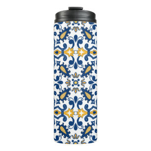 Bouteilles Isothermes 💙💛 Beaux azulejos bleus et jaunes,