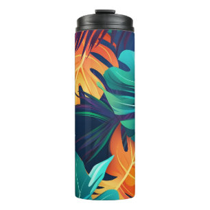 Bouteilles Isothermes Beaux Feuilles tropicaux