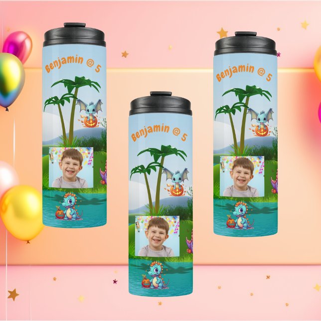 Bouteilles Isothermes Bébé Dino Tumbler thermique pour enfants Cadeau d' (Créateur téléchargé)