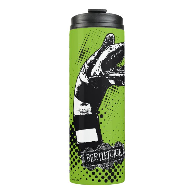 Bouteilles Isothermes Beetlejus | Illustration du ver de sable (Devant)