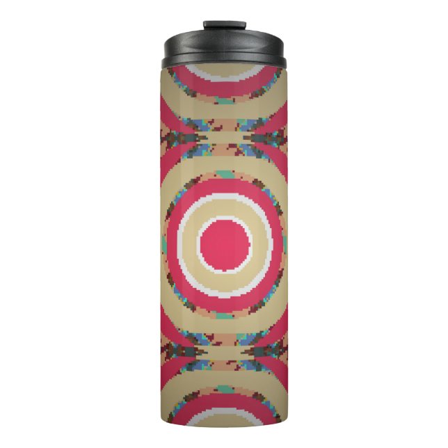 Bouteilles Isothermes Beige, pink and blue texture. Abstract ornament. H (Devant)