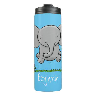 Bouteilles Isothermes Belle adorable dessin d'éléphant bébé