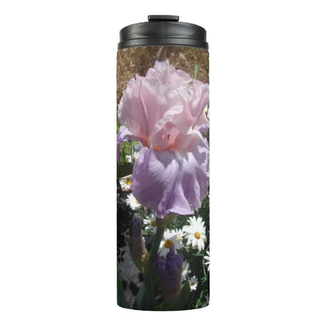 Bouteilles Isothermes Belle floraison violette Iris (Devant)