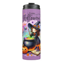 Belle Halloween sorcière Tumbler