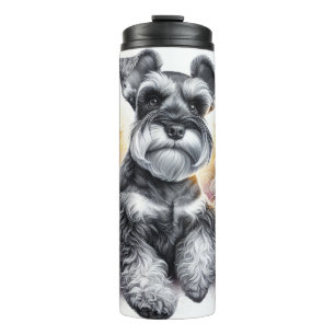 Bouteilles Isothermes Belle race de chiens/ Chien Schnauzer miniature