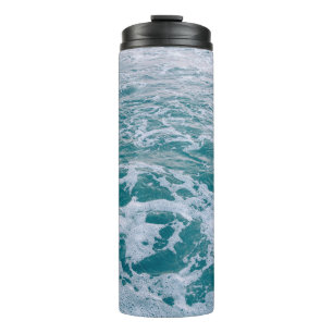 Bouteilles Isothermes Belle vague de marbre de mer texturehipster, backg