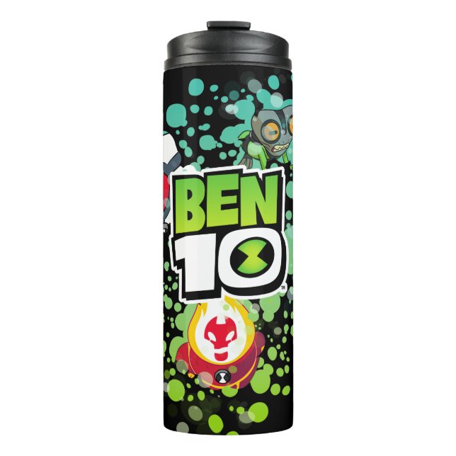 Bouteilles Isothermes Ben 10 Aliens Formulaires Graphique de bulle (Devant)