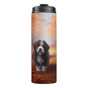 Bouteilles Isothermes Bernedoodle en automne Leaves automne Inspire