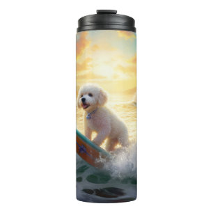 Bouteilles Isothermes Bichon Frise Beach Plage Surf Peinture