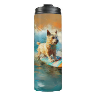 Bouteilles Isothermes Biewer Terrier Plage Surf Peinture