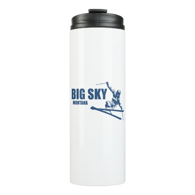Bouteilles Isothermes Big Sky Resort Montana Skier (Devant)