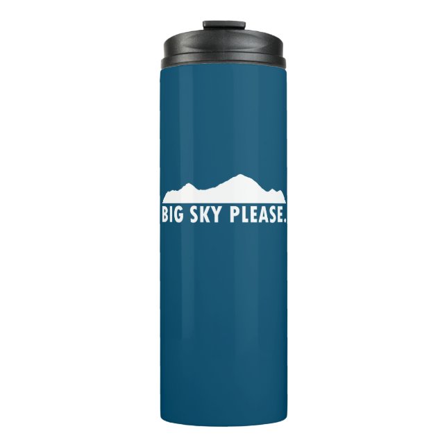 Bouteilles Isothermes Big Sky S'Il Vous Plaît (Devant)