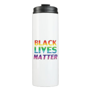 Bouteilles Isothermes "Black Lives Matt" orgueil lgbtq lgbt arc-en-ciel