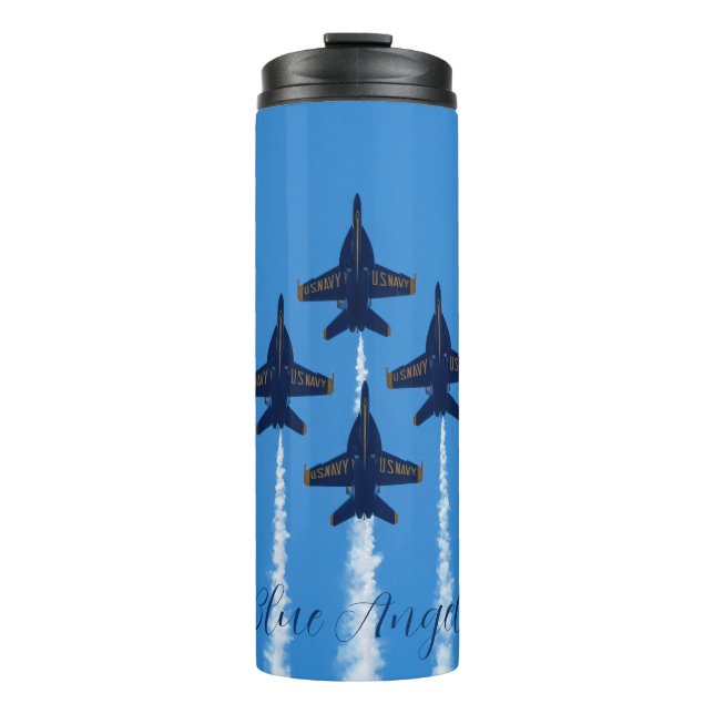 Bouteilles Isothermes Bleu Angles Tumbler (Devant)