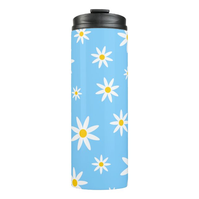 Bouteilles Isothermes Bleu Daisy Thermal Tumbler (Devant)