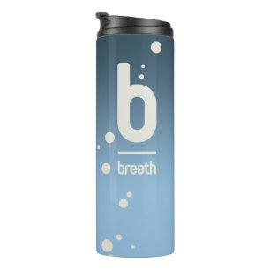 Bouteilles Isothermes Bleu du souffle Tumbler thermique