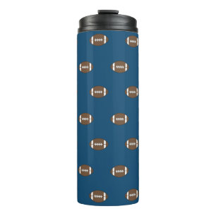 Bouteilles Isothermes Bleu Football Thermal Tumbler Cadeau