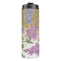 *~* Bleu rose HYDRANGEA Parties scintillant or Flo