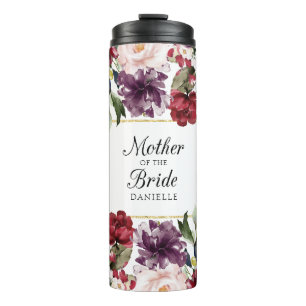 Bouteilles Isothermes Bliss Bourgogne Mère de la Mariée Mariée
