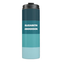 Blocage de couleur Turquoise Bande horizontale