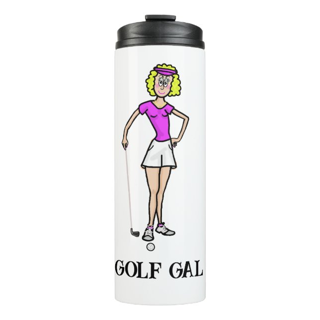 Bouteilles Isothermes Blonde Golf Fal femmes's Thermal Tumbler (Devant)
