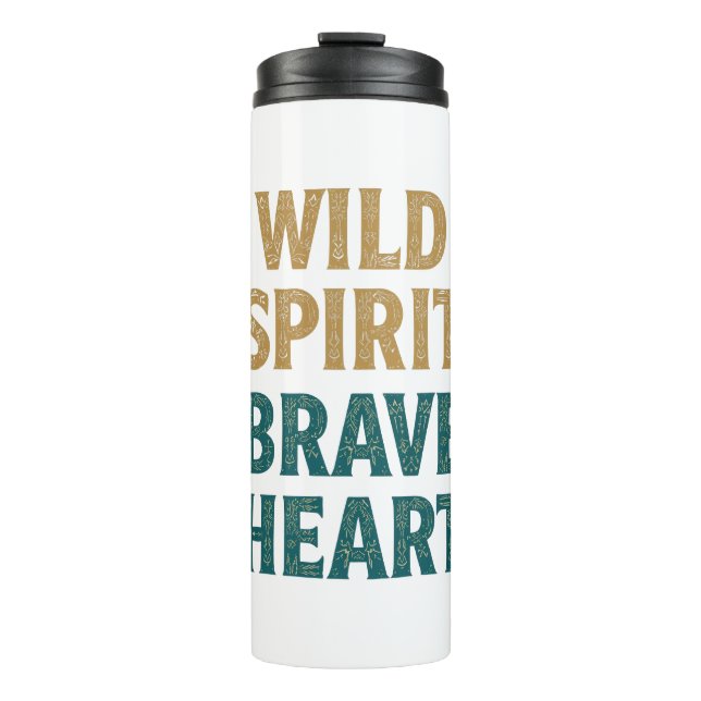 Bouteilles Isothermes Boho Adventure Wild Spirit Brave Heart (Devant)