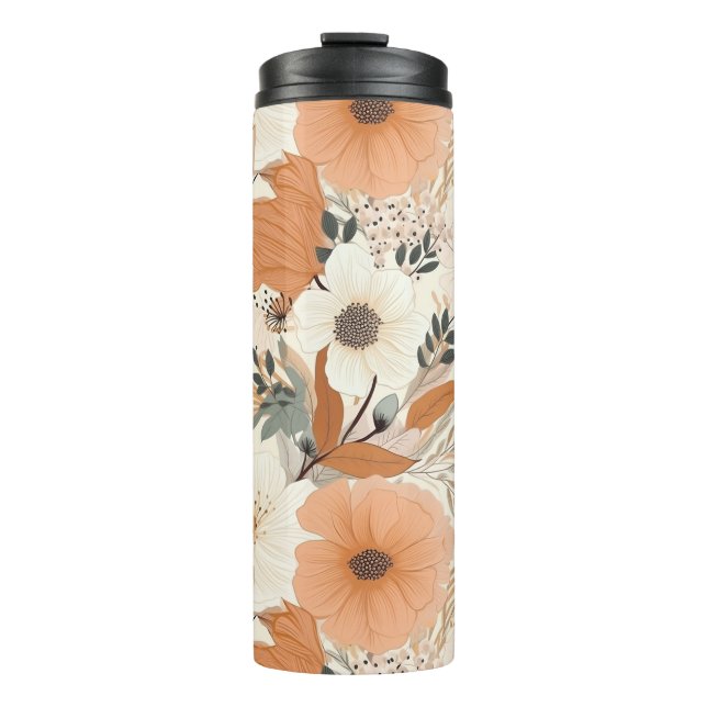Bouteilles Isothermes Boho style fleurs couleurs motifs (Devant)