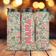 Boho vert Floral Mama