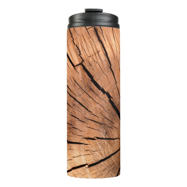 Bouteilles Isothermes Bois de bois de sciage coupe (Devant)