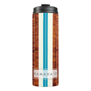 Bouteilles Isothermes Bois Longboard de Koa de Faux de PixDezines