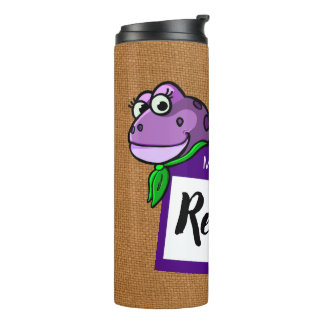 Bouteilles Isothermes Bonjour. Je m'appelle Ree Zist Thermal Tumbler