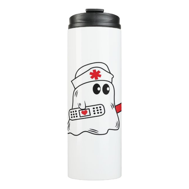 Bouteilles Isothermes Boo Boo Crew Nurse Halloween Ghost Funny Surdimens (Devant)