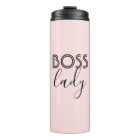 Boss Lady Thermal Tumbler | Rose et noir