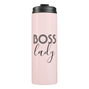 Bouteilles Isothermes Boss Lady Thermal Tumbler   Rose et noir