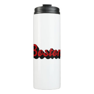 Bouteilles Isothermes Boston rouge et noir