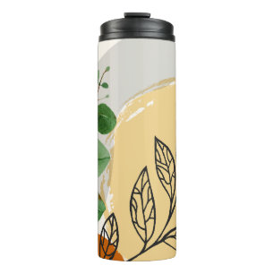 Bouteilles Isothermes Botanique Boho Green Orange