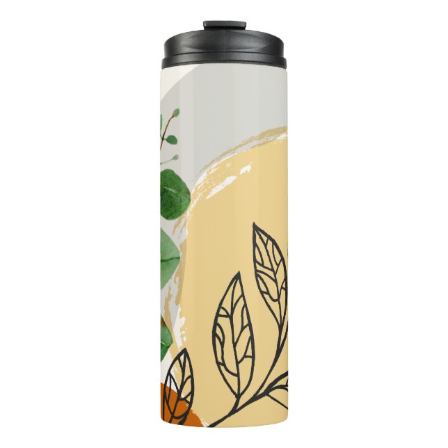 Bouteilles Isothermes Botanique Boho Green Orange (Devant)