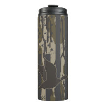 Bottomland Camo Chasse au canard américain Drapeau